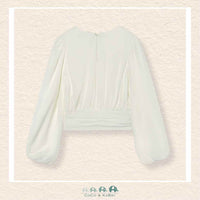 Mayoral: Youth Girls Cream Gauze Blouse