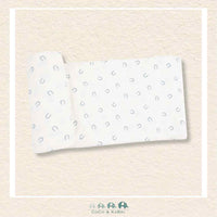 Angel Dear: Little Horseshoes Blue - Swaddle Blanket