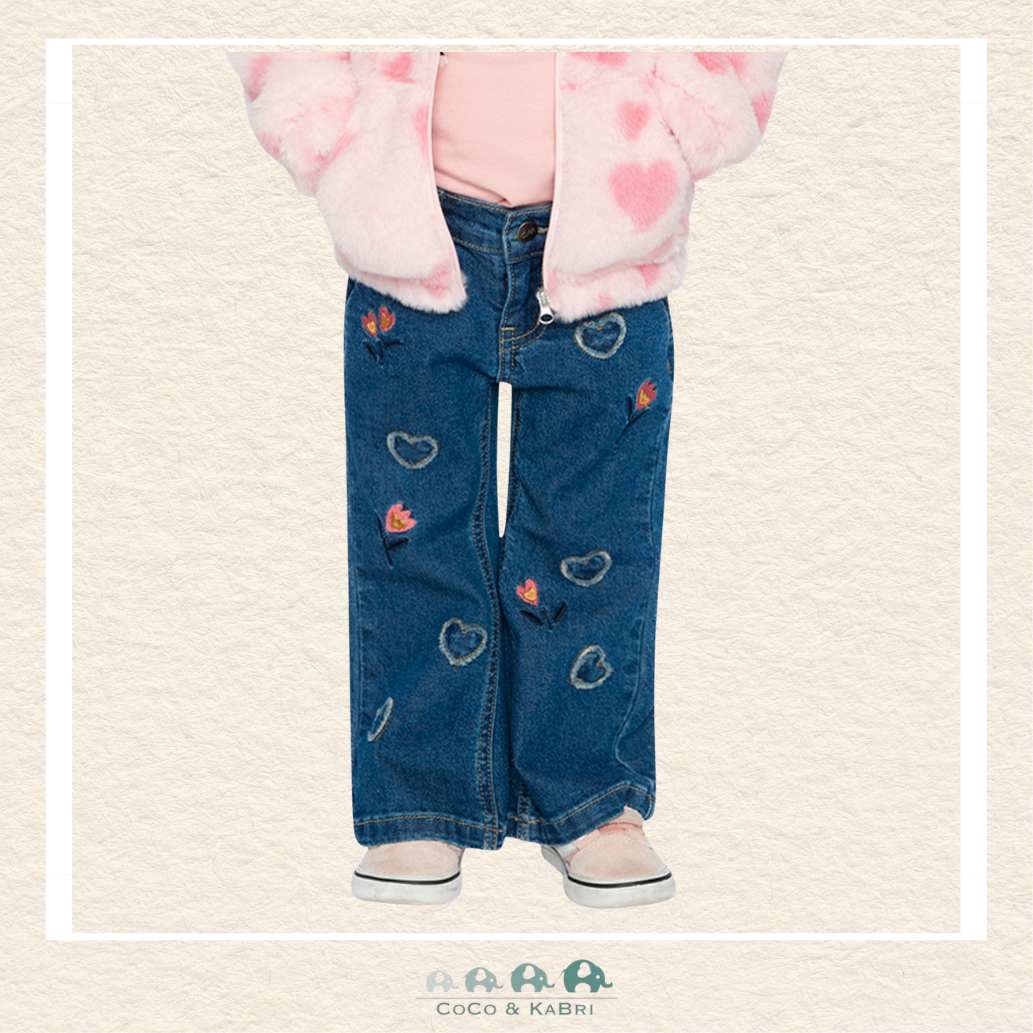 Deux Par Deux: Boot Leg Jeans with Embroidrey