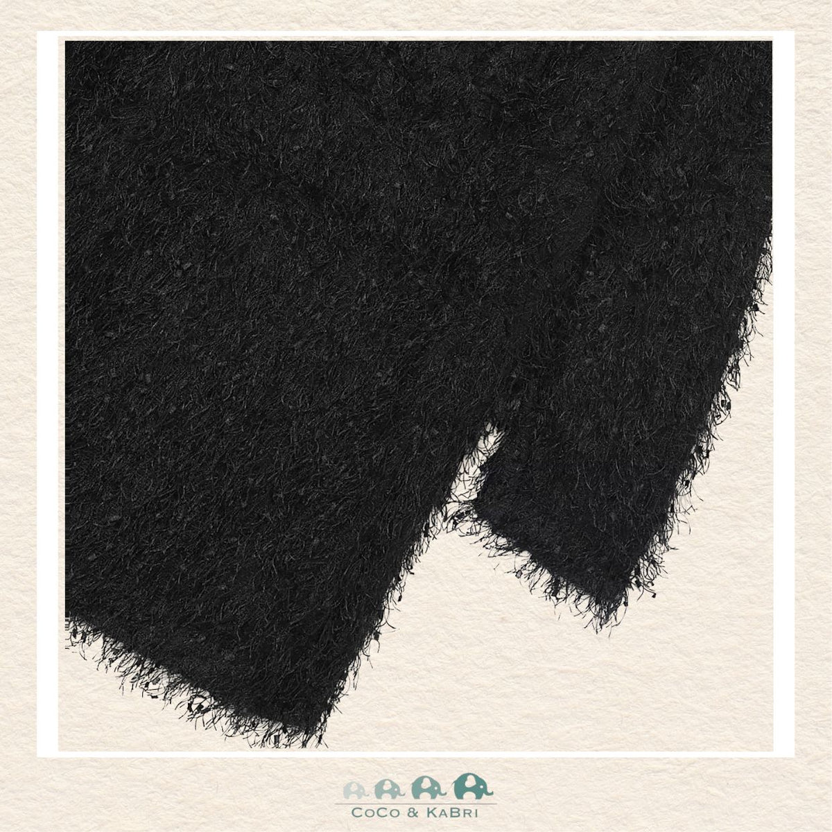 Mayoral: Youth Girl Fringed Dress - Black