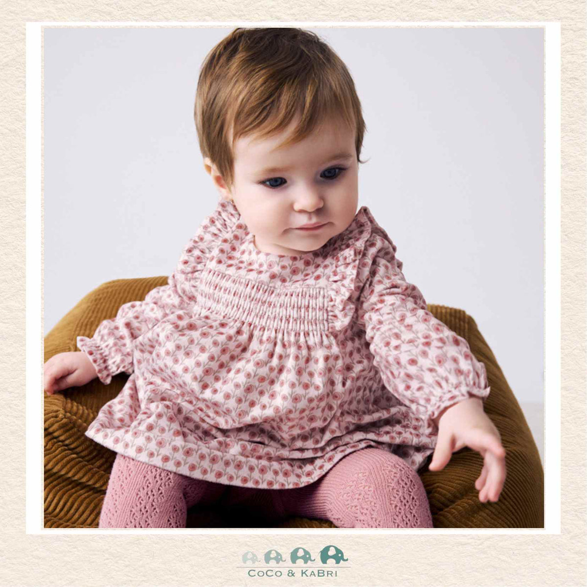 Mayoral Baby Girl Velvet Dress - Cipria