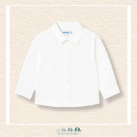 Mayoral: Boys White Long Sleeve Dress Shirt