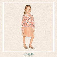 Deux Par Deux Bi-Material Dress (Strawberry)