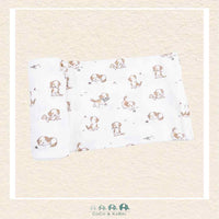 Angel Dear: Explorer Puppy Blue - Swaddle Blanket