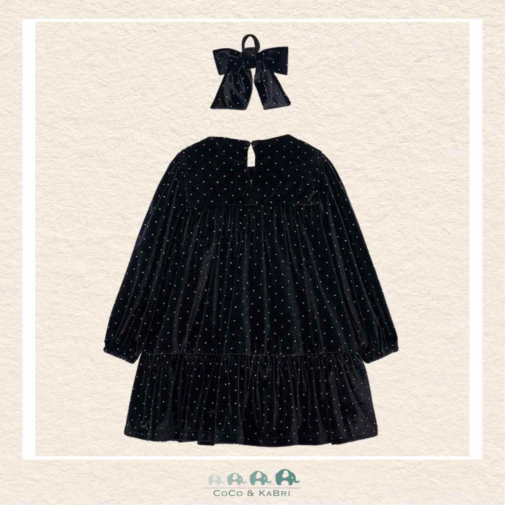 Mayoral: Girl Velvet Dress - Black