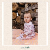 Deux Par Deux Pink Floral Organic Cotton Pant & Top Set