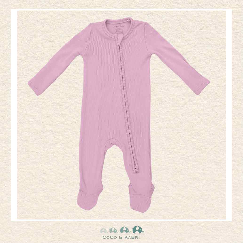 Angel Dear Solid Lilas - 2 Way Zipper Footie