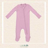 Angel Dear Solid Lilas - 2 Way Zipper Footie