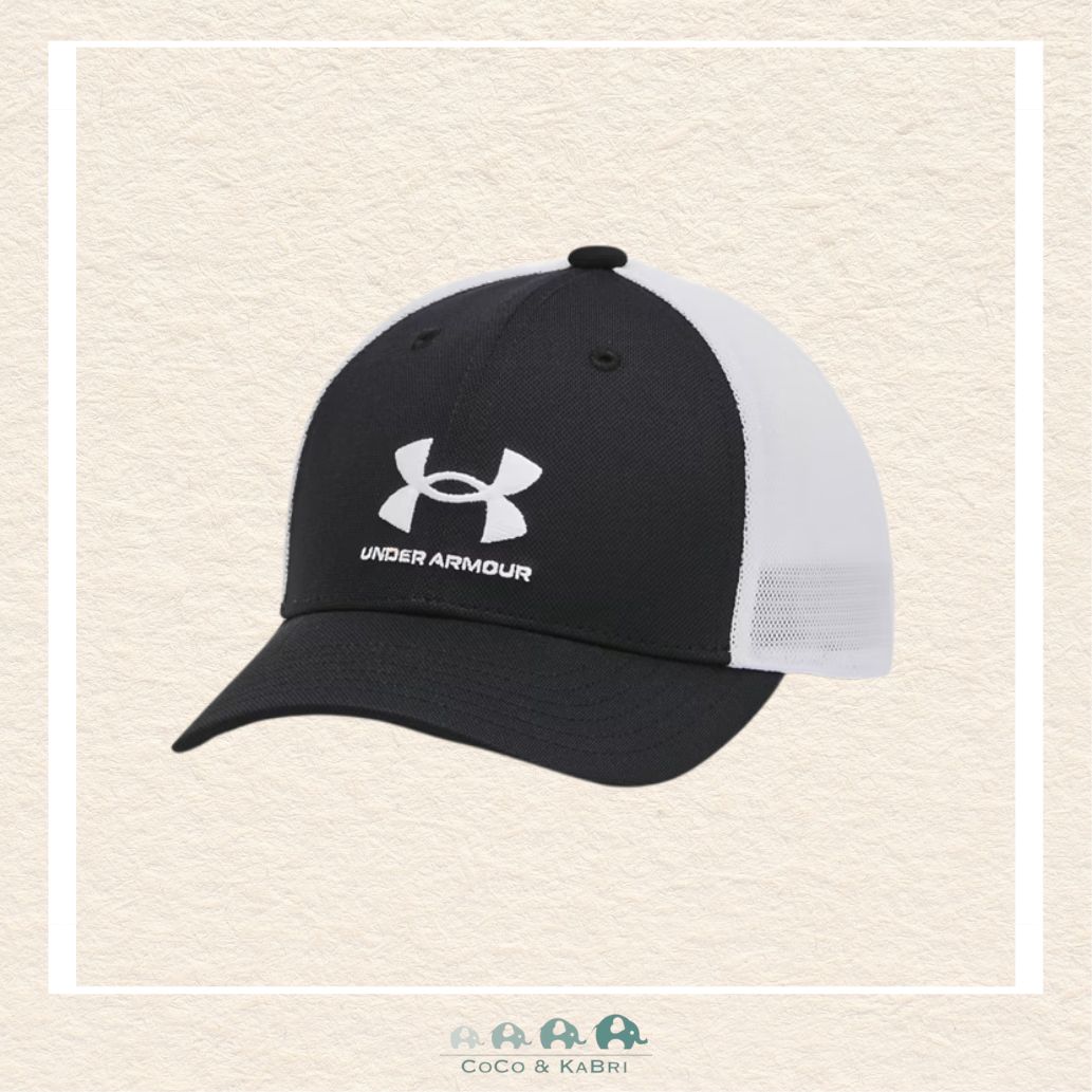 Under Armour Boys Essential Trucker Hat Black/White