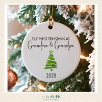 Ceramic Ornament - Our (My) first Christmas As.... (Made To Order)
