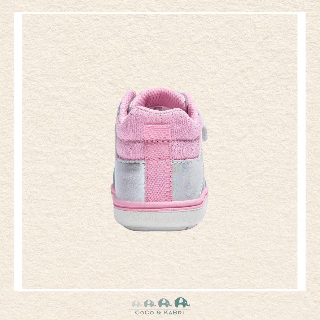 Stride Rite Girls' Shoes: Ames Silver/Rainbow