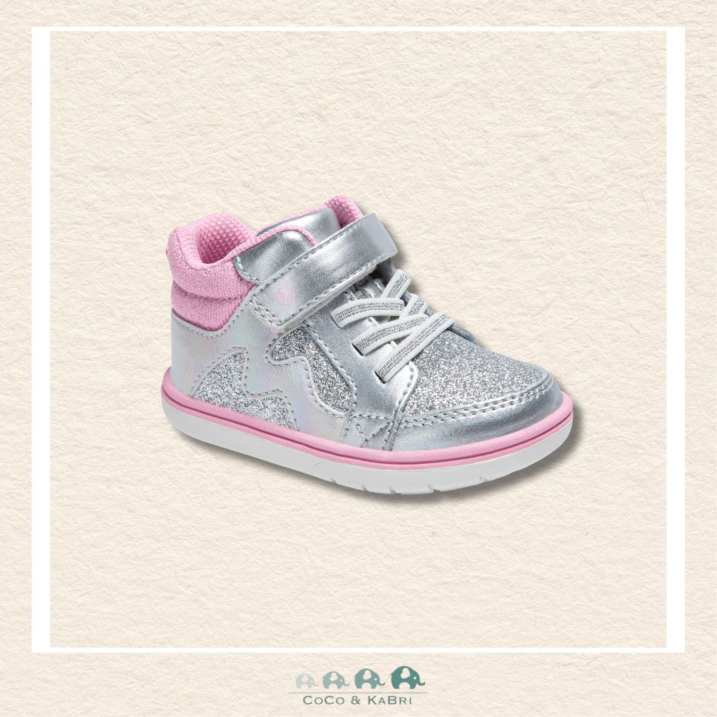 Stride Rite Girls' Shoes: Ames Silver/Rainbow