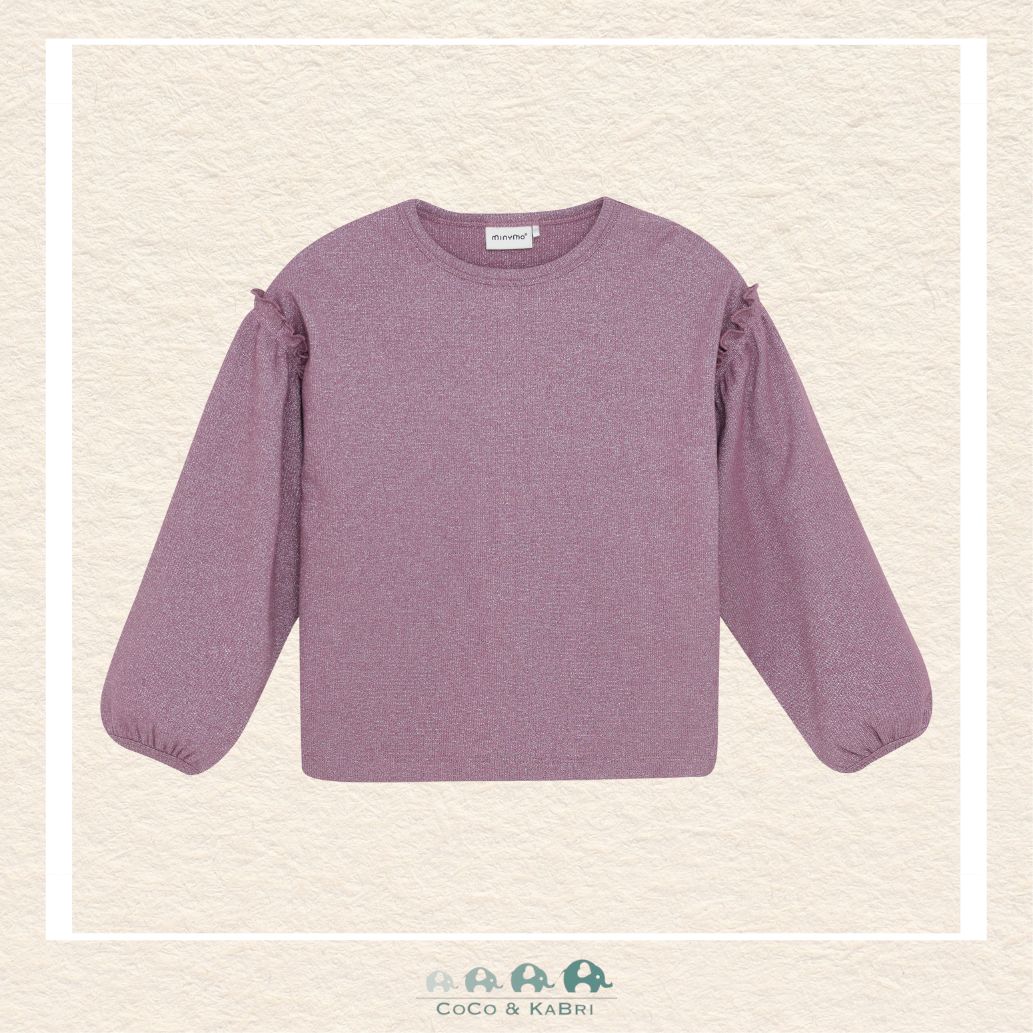 Minymo: Glitter Ribbed Tshirt