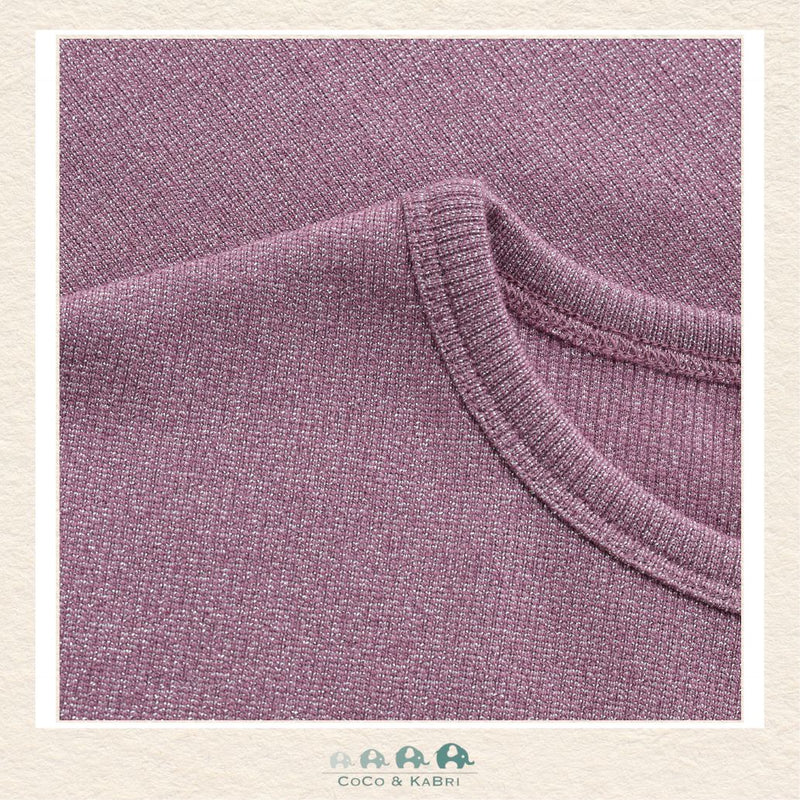 Minymo: Glitter Ribbed Tshirt
