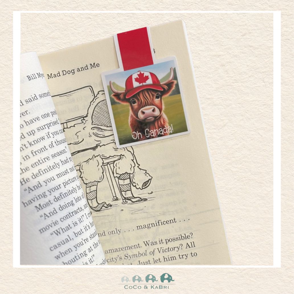 Magnetic Bookmark - Oh Canada! Cow