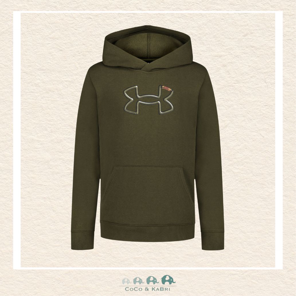 Under Armour Youth Boys' Carabiner Hoodie - Expedition Green