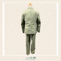 Fouger Suit: Three Piece (Jacket, Vest & Pant) - Sage Size 20