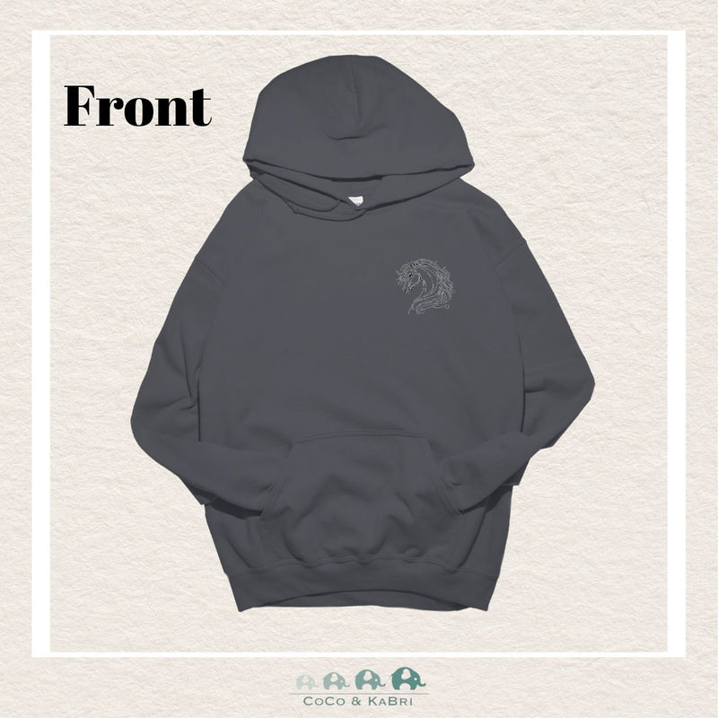 "The Lex " - Gray Hoodie - Just A Girl Who Loves Horses