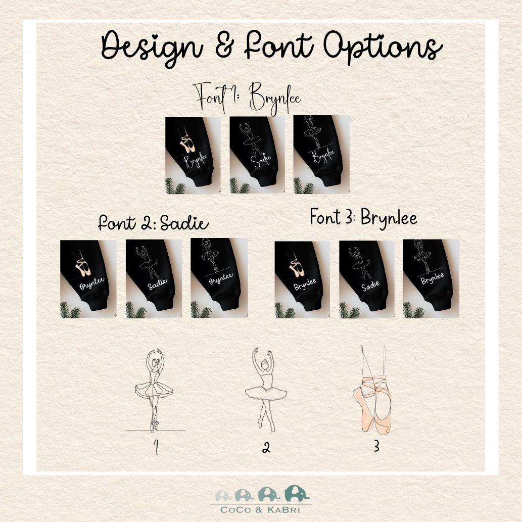 Add Design To Sleeve, CoCo & KaBri Children's Boutique