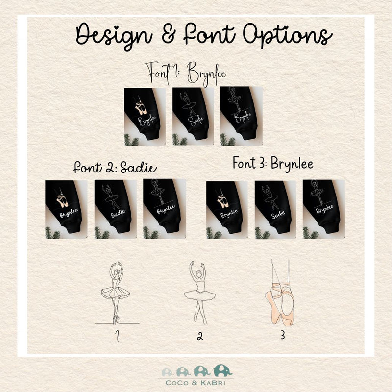 Add Design To Sleeve, CoCo & KaBri Children's Boutique