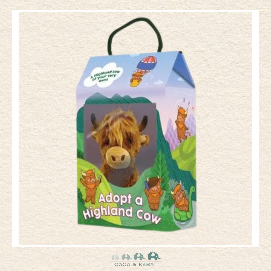 Adopt a Highland Cow (Adopt a...): Book and Plush, CoCo & KaBri Children's Boutique, Brooks Alberta Canada