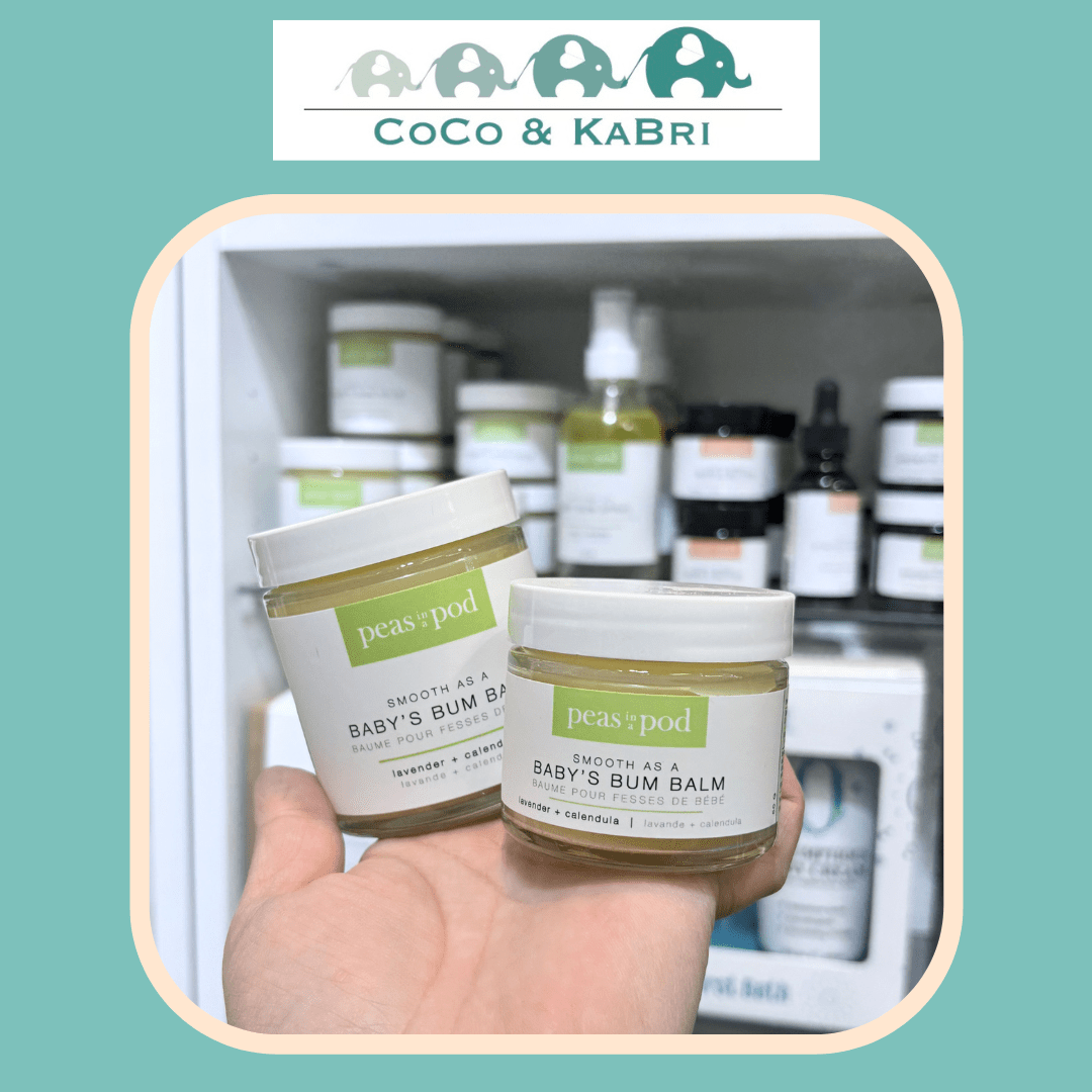 Peas_in_a_Pod_Bum_Balm in front of display
