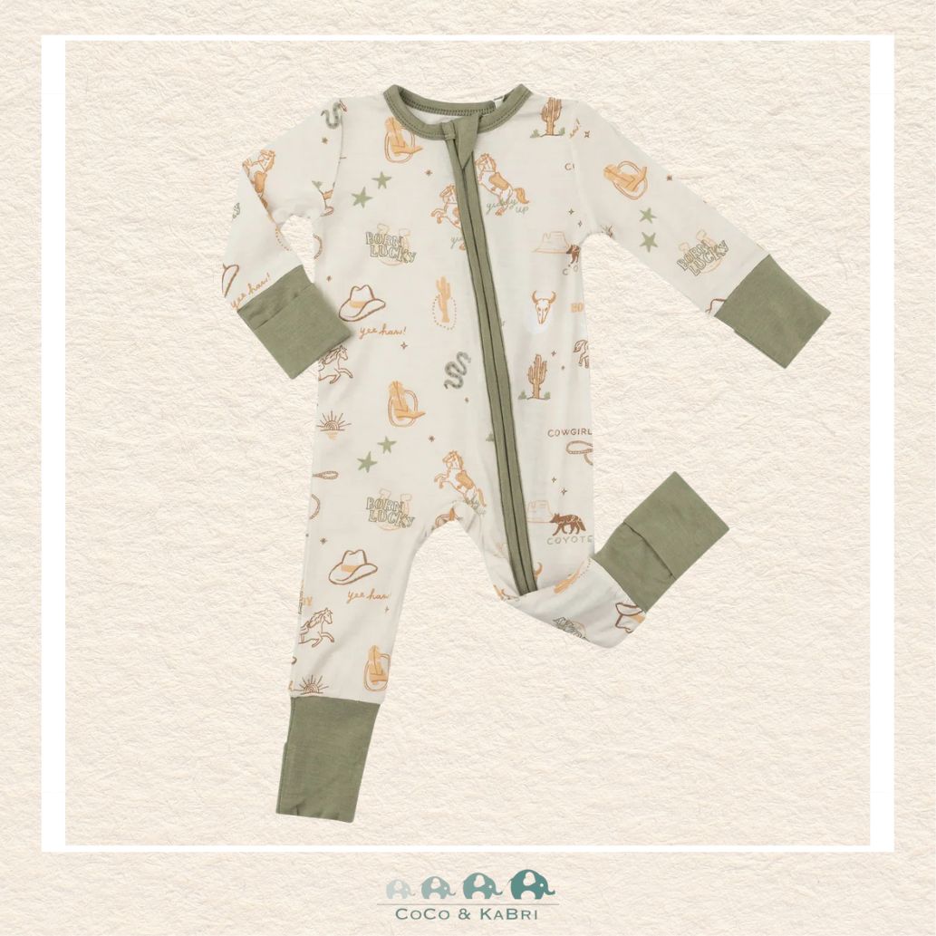 Angel Dear 2 Way Zipper Romper - Wild Wild West, CoCo & KaBri Children's Boutique