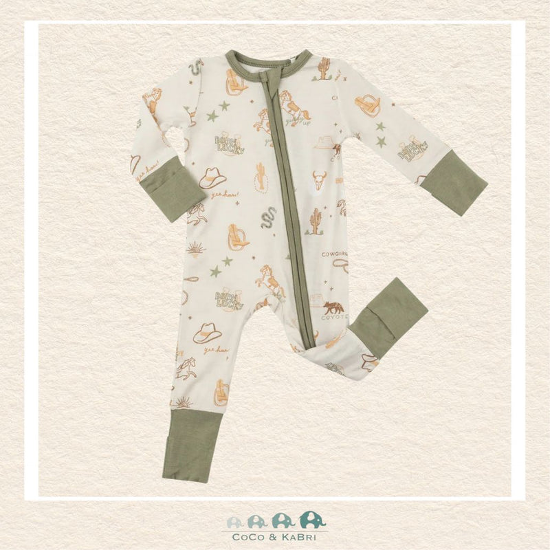 Angel Dear 2 Way Zipper Romper - Wild Wild West, CoCo & KaBri Children's Boutique