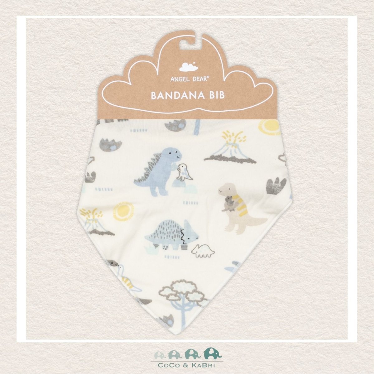 Angel Dear: Baby Love Dinos - Bandana Bib, CoCo & KaBri Children's Boutique