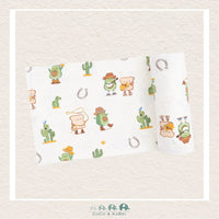 Angel Dear: Bamboo Avocado Toast Western Swaddle Blanket, CoCo & KaBri Children's Boutique