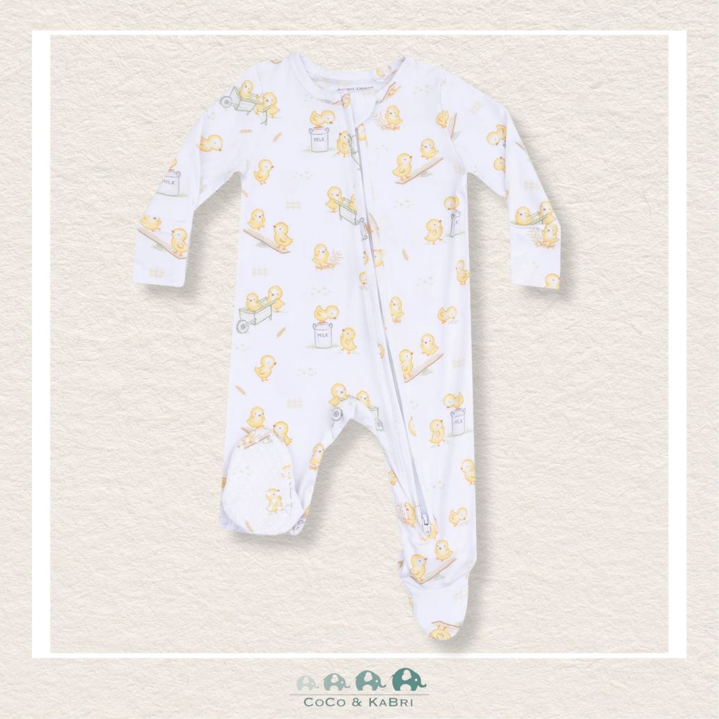 Angel Dear Bamboo Baby Chicks 2 Way Zipper Footie, CoCo & KaBri Children's Boutique