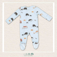 Angel Dear Bamboo Cow Families 2 Way Zipper Footie, CoCo & KaBri Children's Boutique