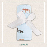 Angel Dear: Bamboo Cow Families Swaddle Blanket, CoCo & KaBri Children's Boutique