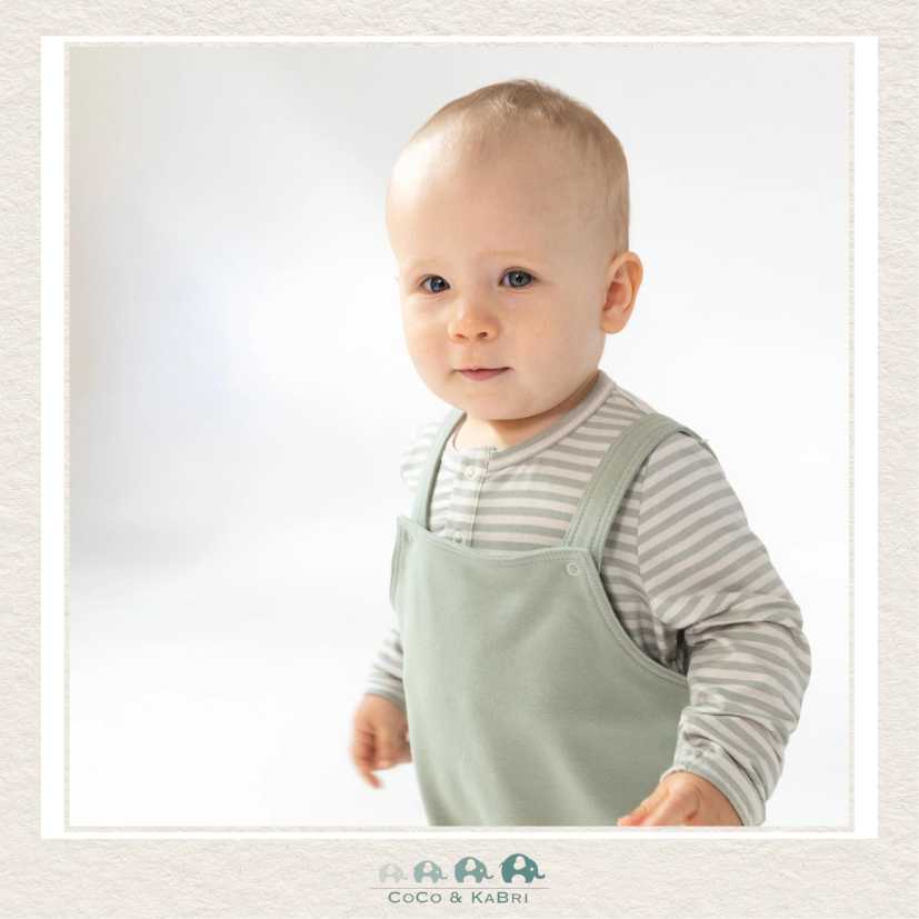 Angel Dear Bamboo Desert Sage Stripe Henley Tee, CoCo & KaBri Children's Boutique