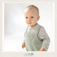 Angel Dear Bamboo Desert Sage Stripe Henley Tee, CoCo & KaBri Children's Boutique