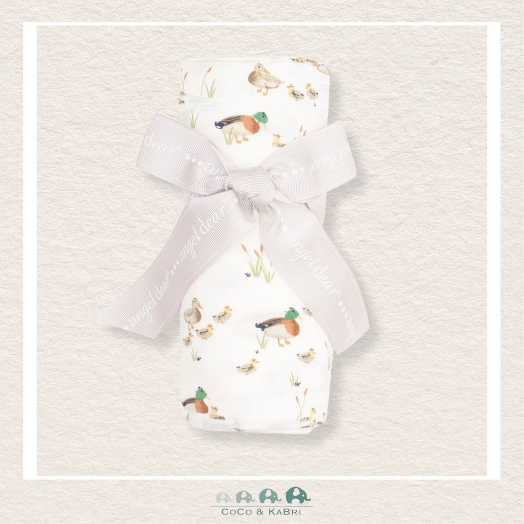 Angel Dear: Bamboo Duckling Families Swaddle Blanket, CoCo & KaBri Children's Boutique