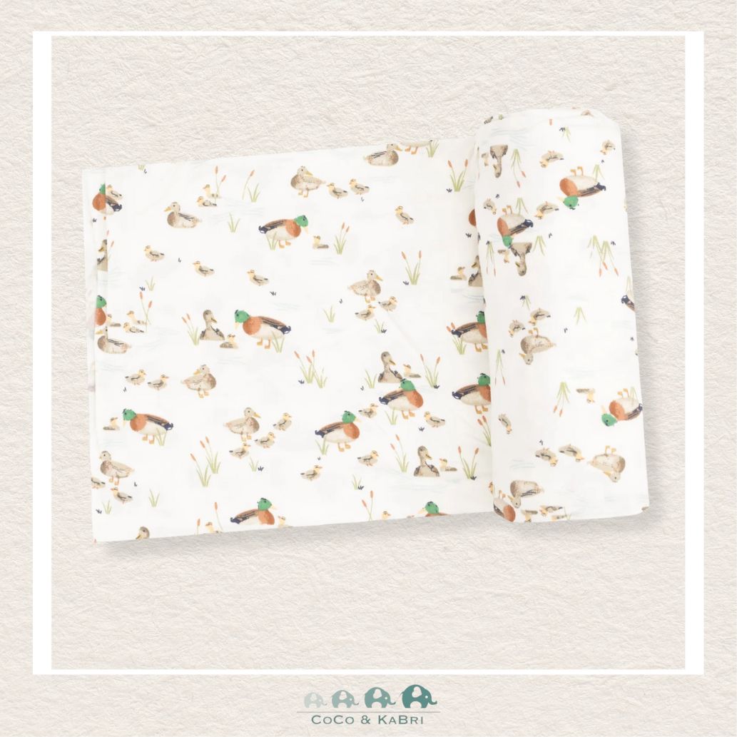Angel Dear: Bamboo Duckling Families Swaddle Blanket, CoCo & KaBri Children's Boutique