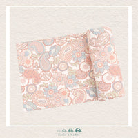 Angel Dear: Bamboo Folk Paisley Swaddle Blanket, CoCo & KaBri Children's Boutique