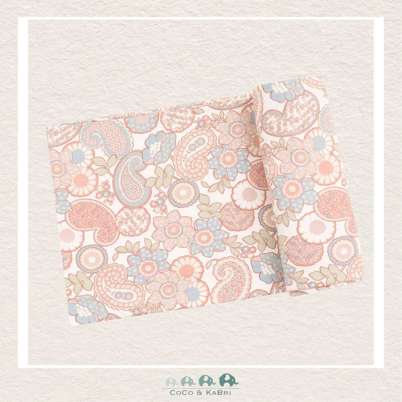 Angel Dear: Bamboo Folk Paisley Swaddle Blanket, CoCo & KaBri Children's Boutique