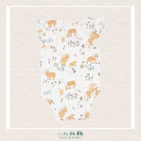 Angel Dear: Bamboo Pretty Ponies Ruffle Sleeve Bodysuit, CoCo & KaBri Children's Boutique