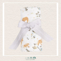 Angel Dear: Bamboo Pretty Ponies Swaddle Blanket, CoCo & KaBri Children's Boutique