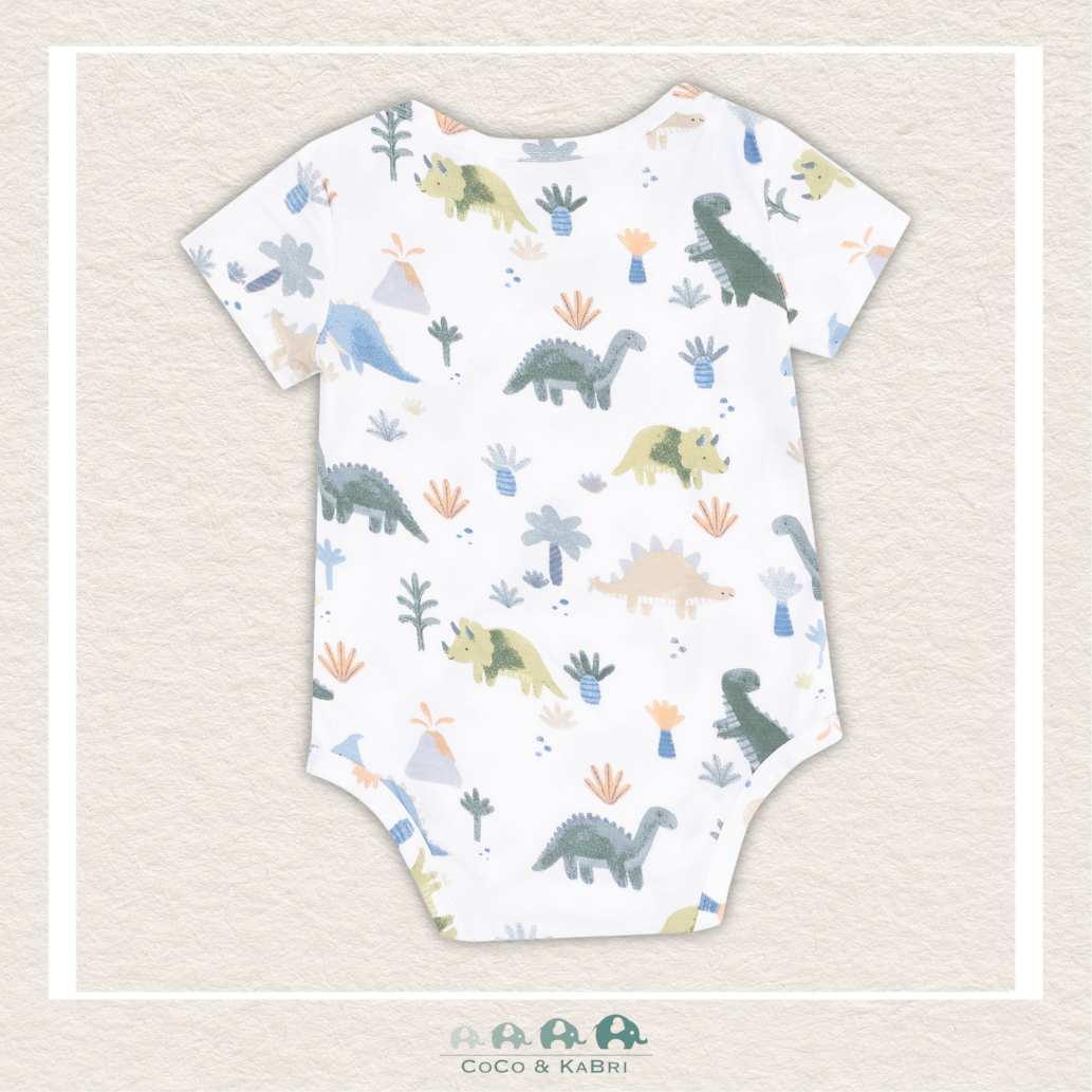 Angel Dear: Bamboo Soft Dinos Diaper Shirt, CoCo & KaBri Children's Boutique