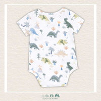Angel Dear: Bamboo Soft Dinos Diaper Shirt, CoCo & KaBri Children's Boutique