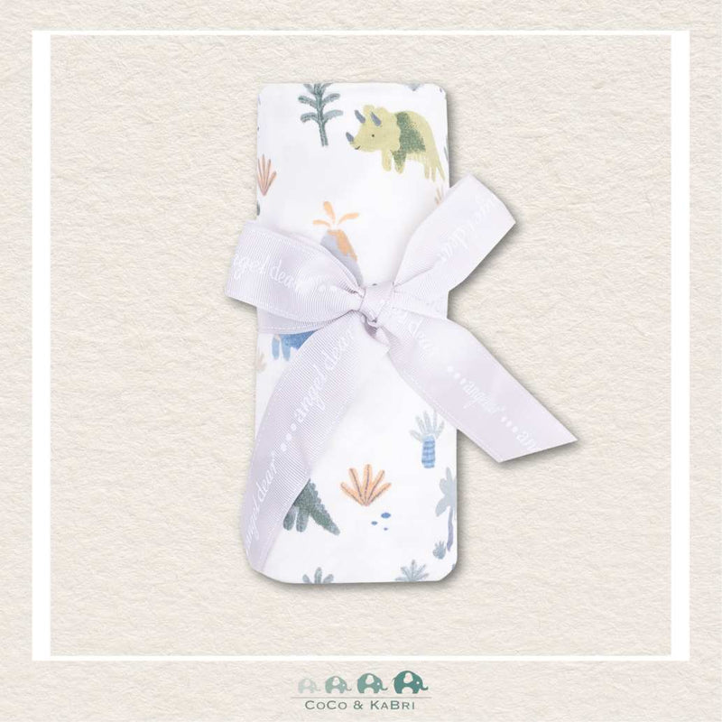 Angel Dear: Bamboo Soft Dinos Swaddle Blanket, CoCo & KaBri Children's Boutique