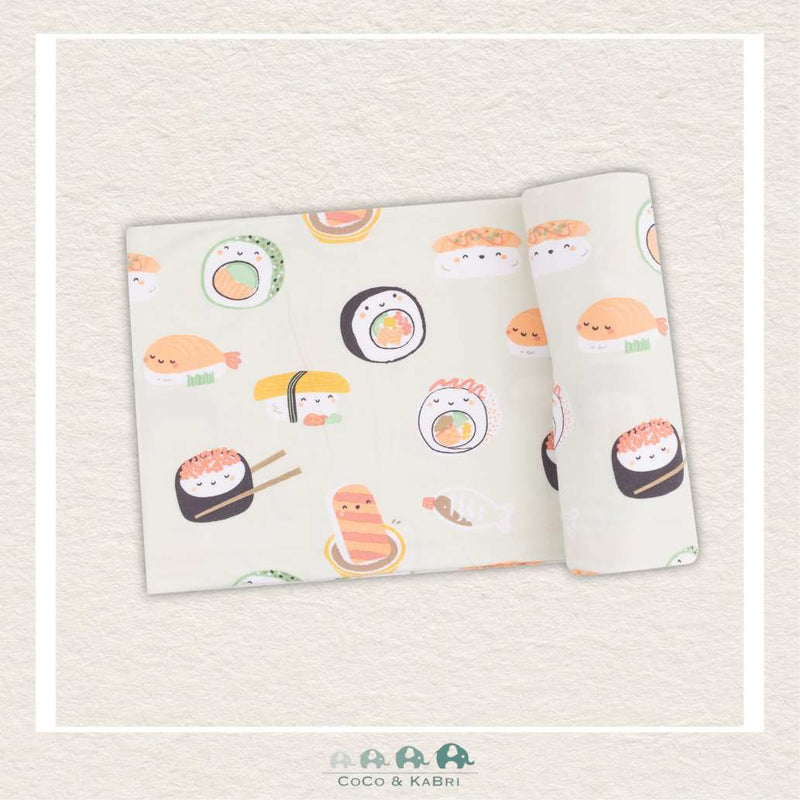 Angel Dear: Bamboo Sushi Green Swaddle Blanket, CoCo & KaBri Children's Boutique