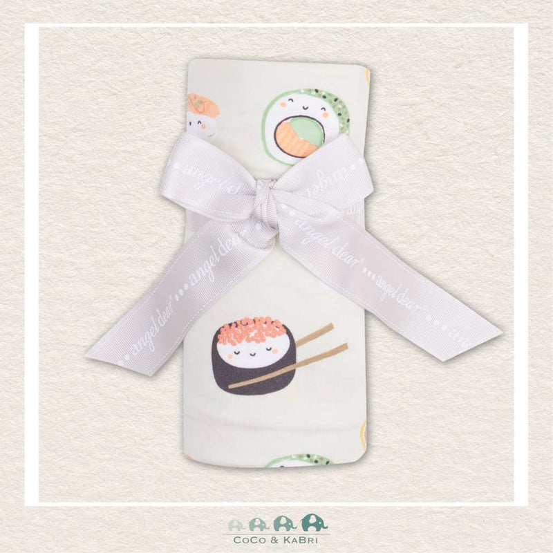 Angel Dear: Bamboo Sushi Green Swaddle Blanket, CoCo & KaBri Children's Boutique