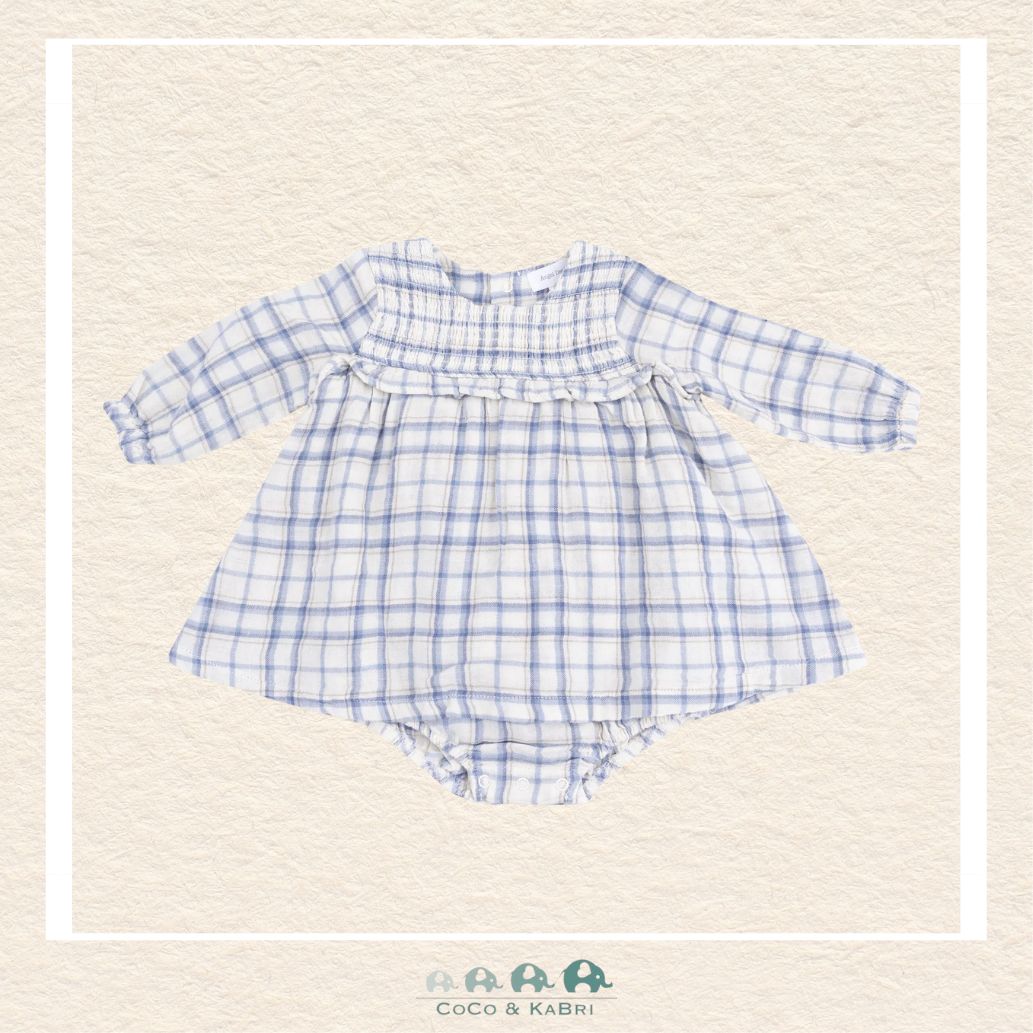 Angel Dear: Blue Plaid Dress, CoCo & KaBri Children's Boutique