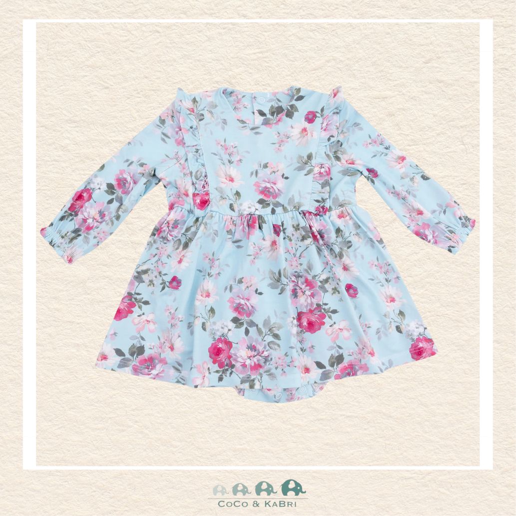 Angel Dear: Charlotte Floral - Ruffle Bodysuit Dress, CoCo & KaBri Children's Boutique