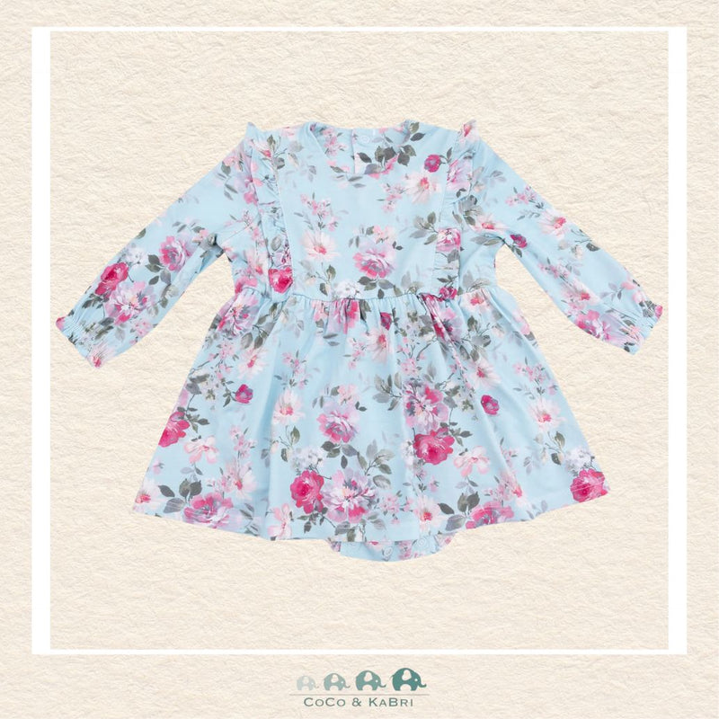 Angel Dear: Charlotte Floral - Ruffle Bodysuit Dress, CoCo & KaBri Children's Boutique