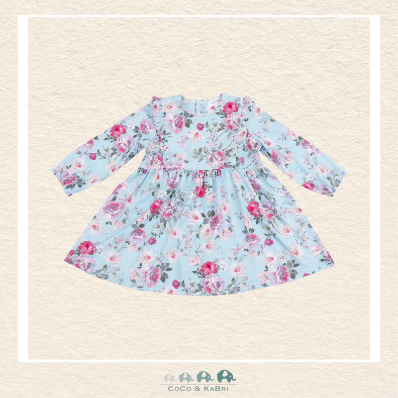 Angel Dear: Charlotte Floral - Ruffle Dress + Ribbed Legging, CoCo & KaBri Children's Boutique